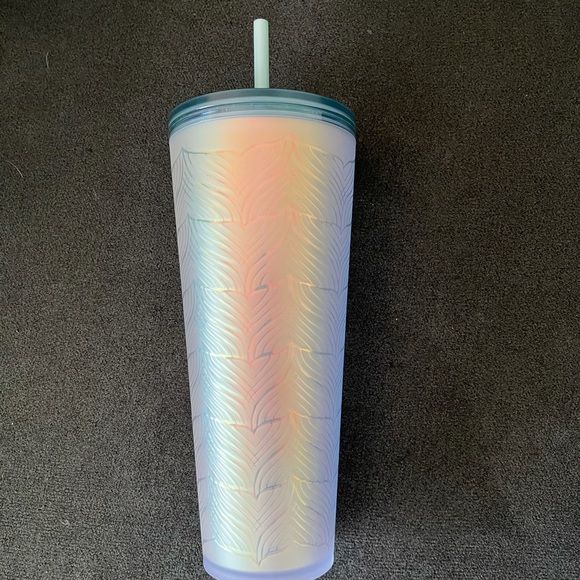 Iridescent Mermaid Starbucks tumbler